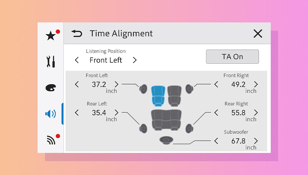 Better Sound Staging with Time Alignment & Network Mode
